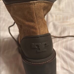 Tory Burch Brown Suede Boots